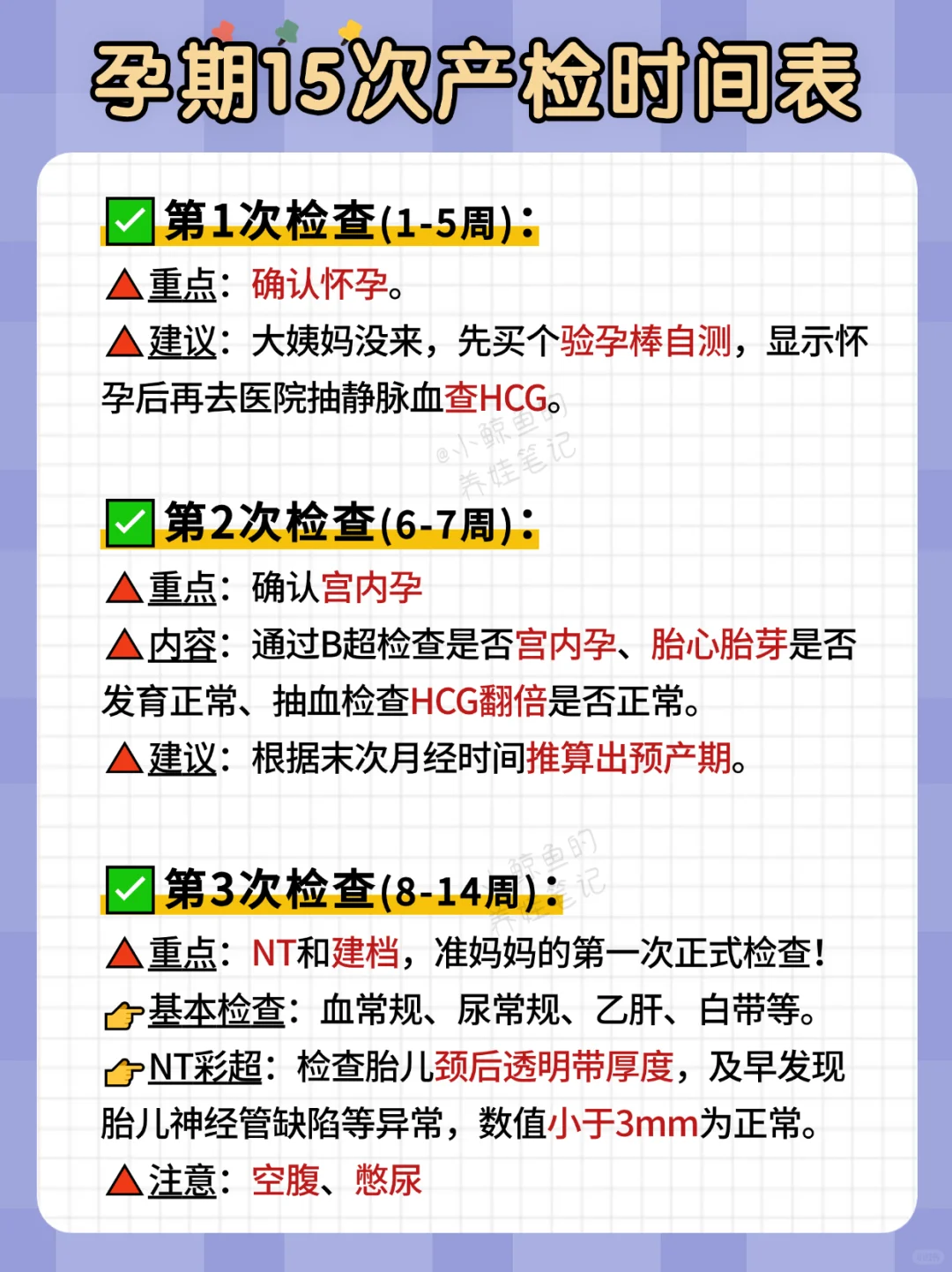 怀孕后15次重要产检‼️超详细攻略，建议收藏,代孕最正规机构